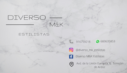 DIVERSO M&K ESTILISTAS - Peluquería en Torrejón de Ardoz AF1QipPTPUxxGVoFJiWNm5ASueXbG9uHlevvxVpYt07f=w420-h240-k-no